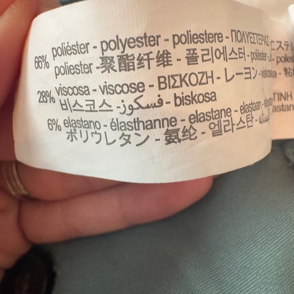 Zara Green Wide Leg Pants - Picture 4 of 12